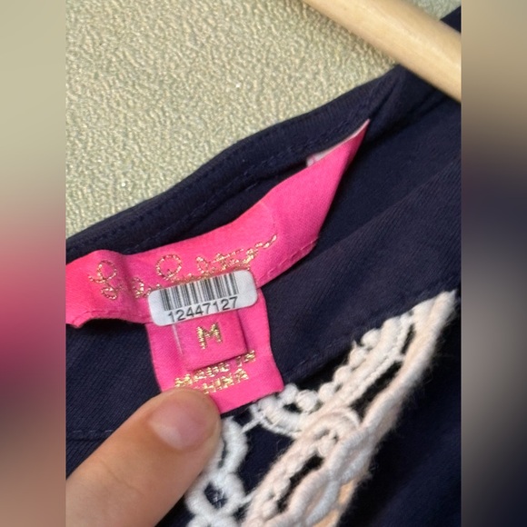 🌴Lilly Pulitzer Blue Romper•Sz Medium🌴 - Picture 15 of 16